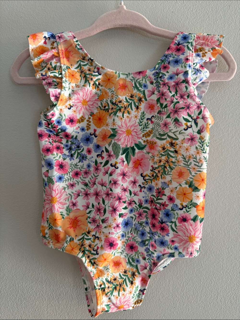 Angela McKay x H&M Floral Swimsuit and Sun Hat